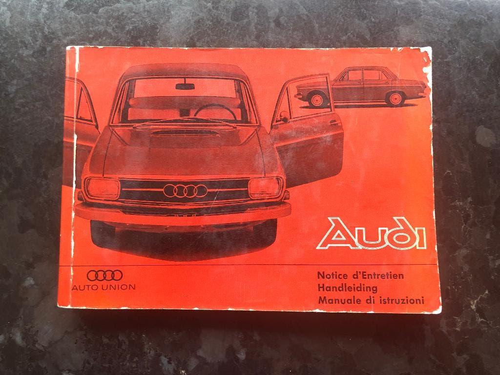 Handleiding Auto Union Audi, Ophalen of Verzenden