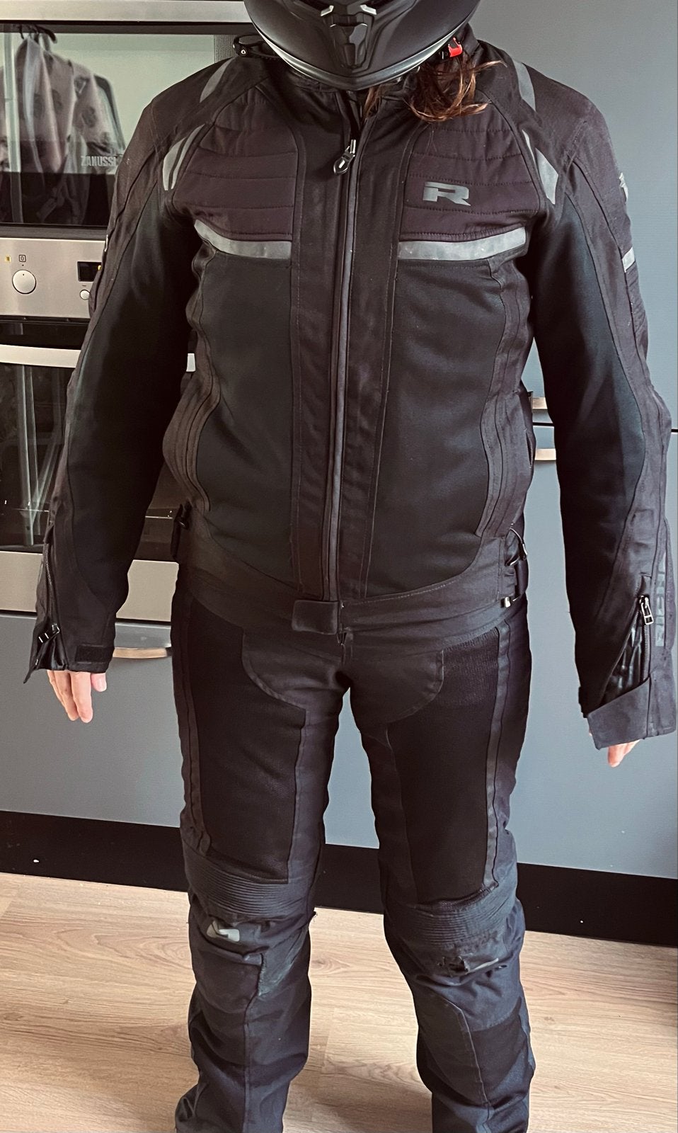 Richa Motorpak Maat S - Jas met bescherming, broek met licht, Motoren, Ophalen of Verzenden, Tweedehands, Dames, Combipak