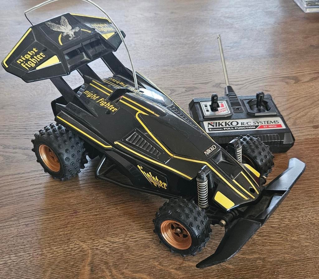 NIKKO Night Fighter ( Turbo Duello ) Buggy RC Vintage 1985, Elektro, Auto offroad, Schaal 1:14, Ophalen of Verzenden