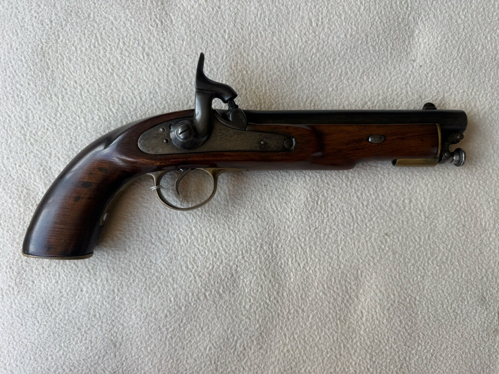 Engels militair koloniaal percussie pistool ca. 1850-1860, Ophalen of Verzenden, Landmacht