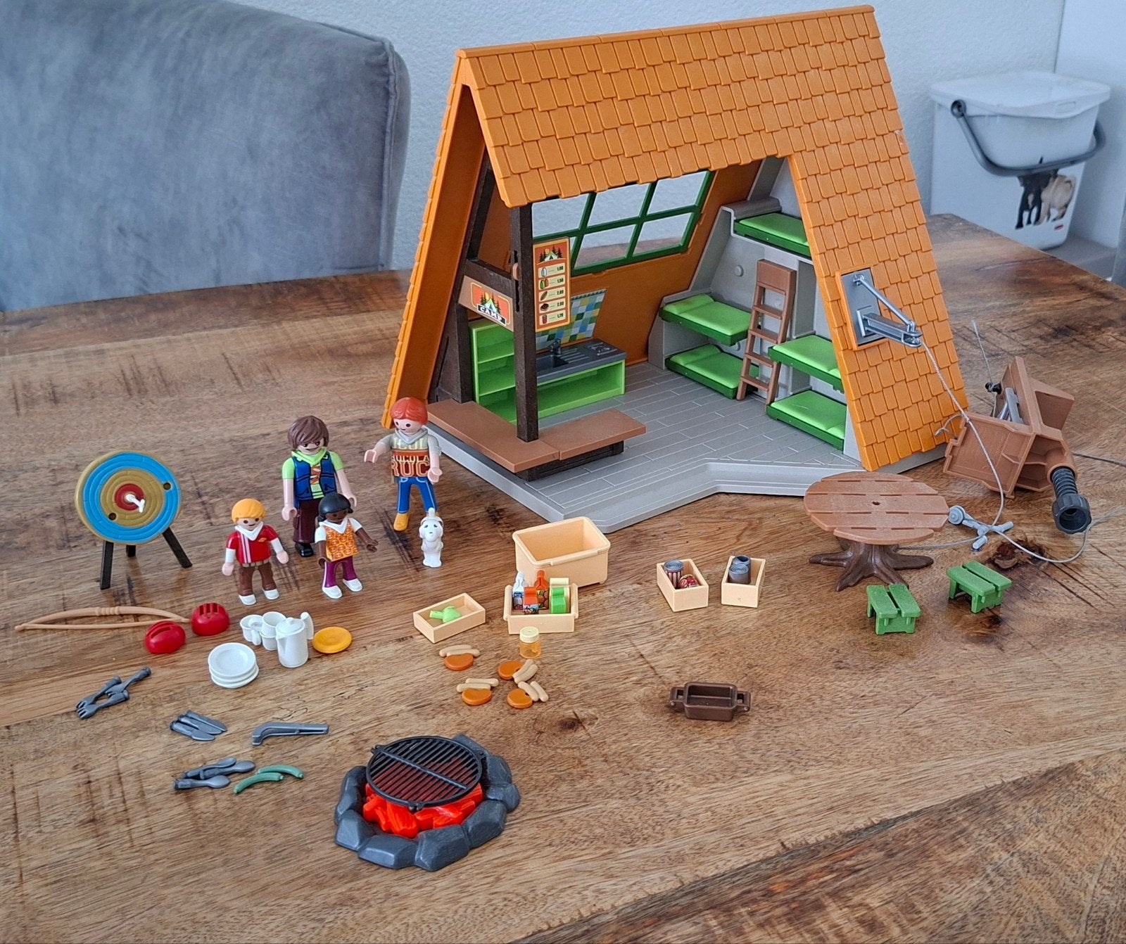Playmobil Hut 6887 met werkende kabelbaan (95% compleet), Ophalen, Gebouw, Complete set, Summer fun