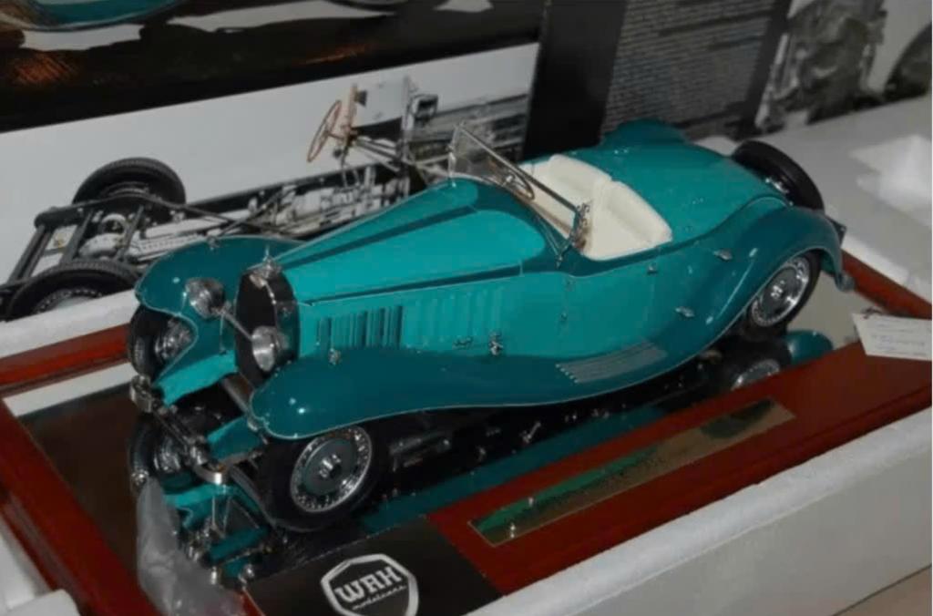 1:18 BUGATTI ROYALE ROADSTER ESDER BAUER in box UNIEK WRH, Hobby en Vrije tijd, Modelauto's | 1:18, Verzenden, Zo goed als nieuw