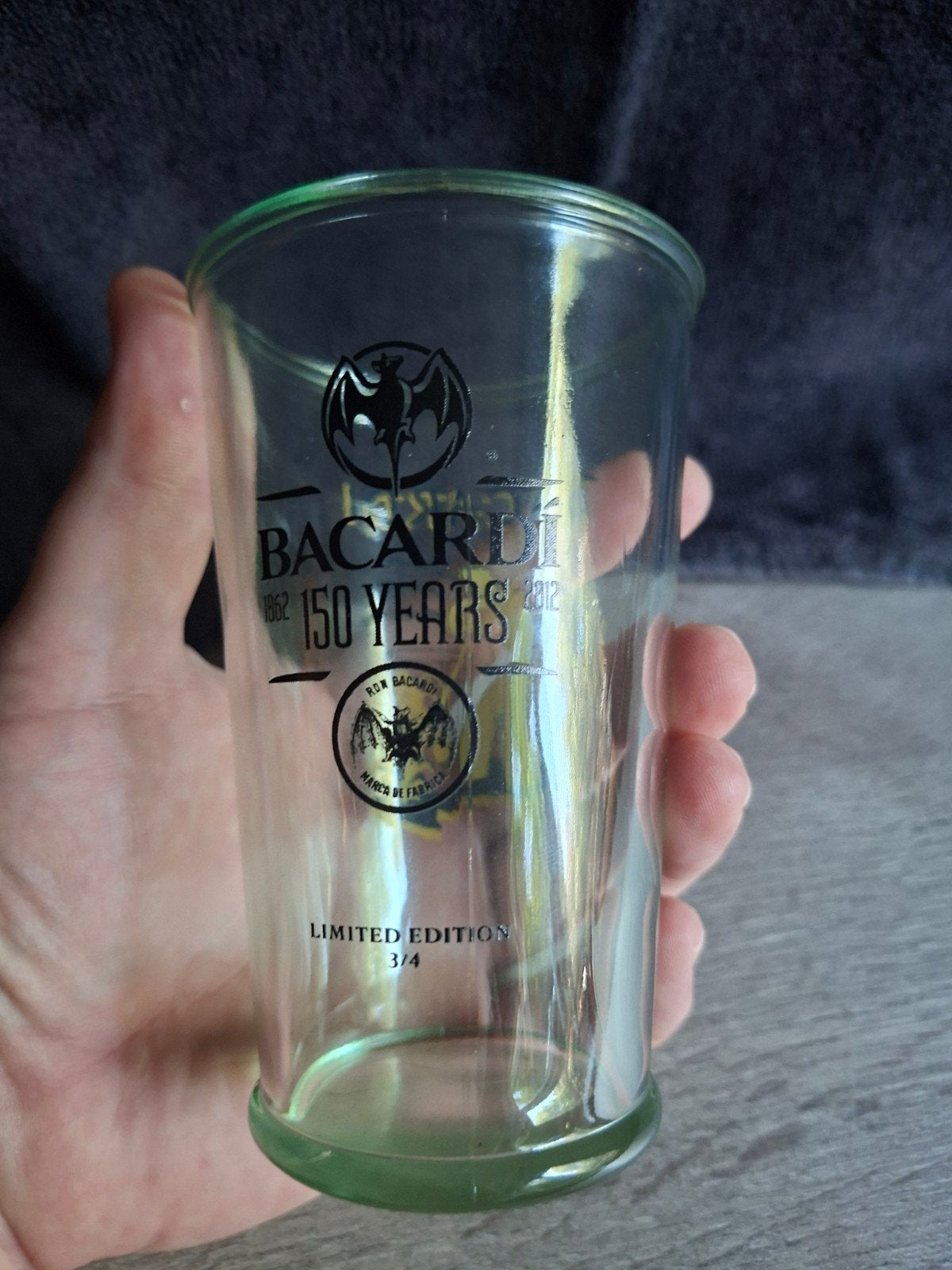Bacardi 150 jaar Limited Edition Glas (3/4), Ophalen
