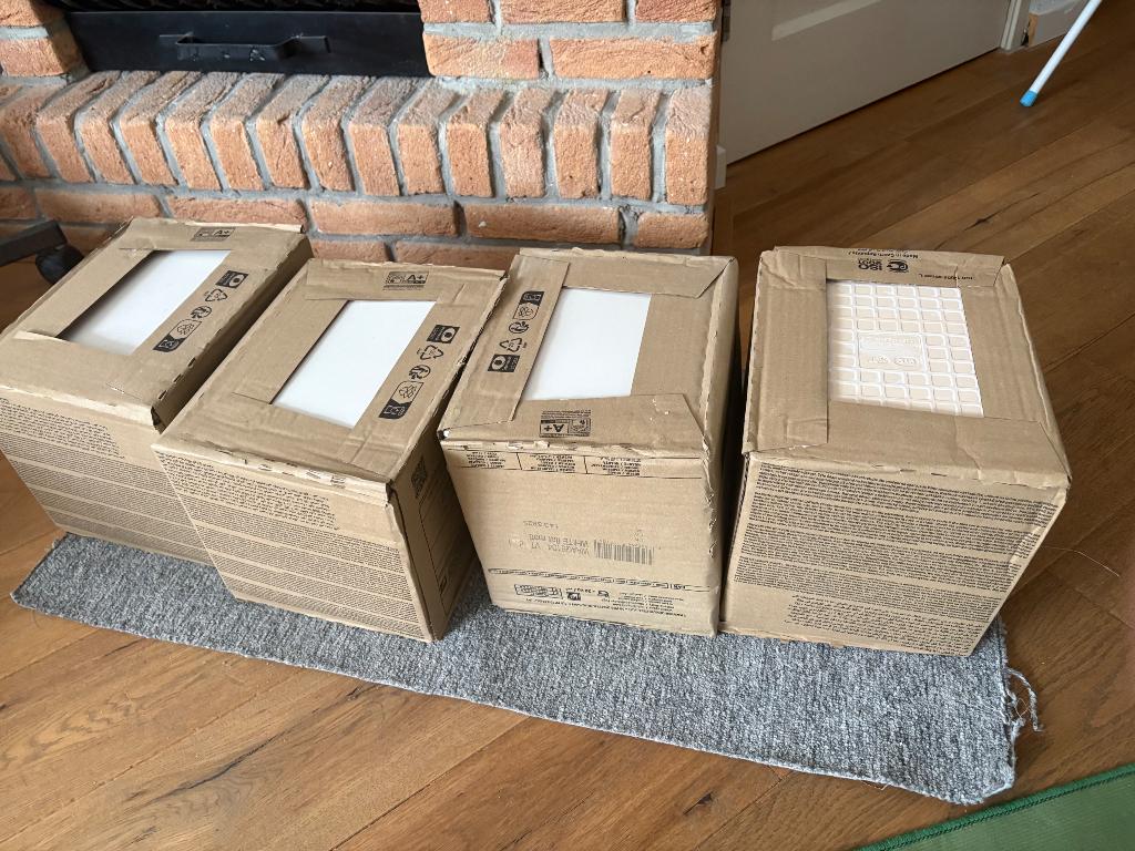Mat witte wandtegels Rako 20x25cm 4 dozen, Ophalen, Nieuw, 5 tot 10 m², 20 tot 40 cm