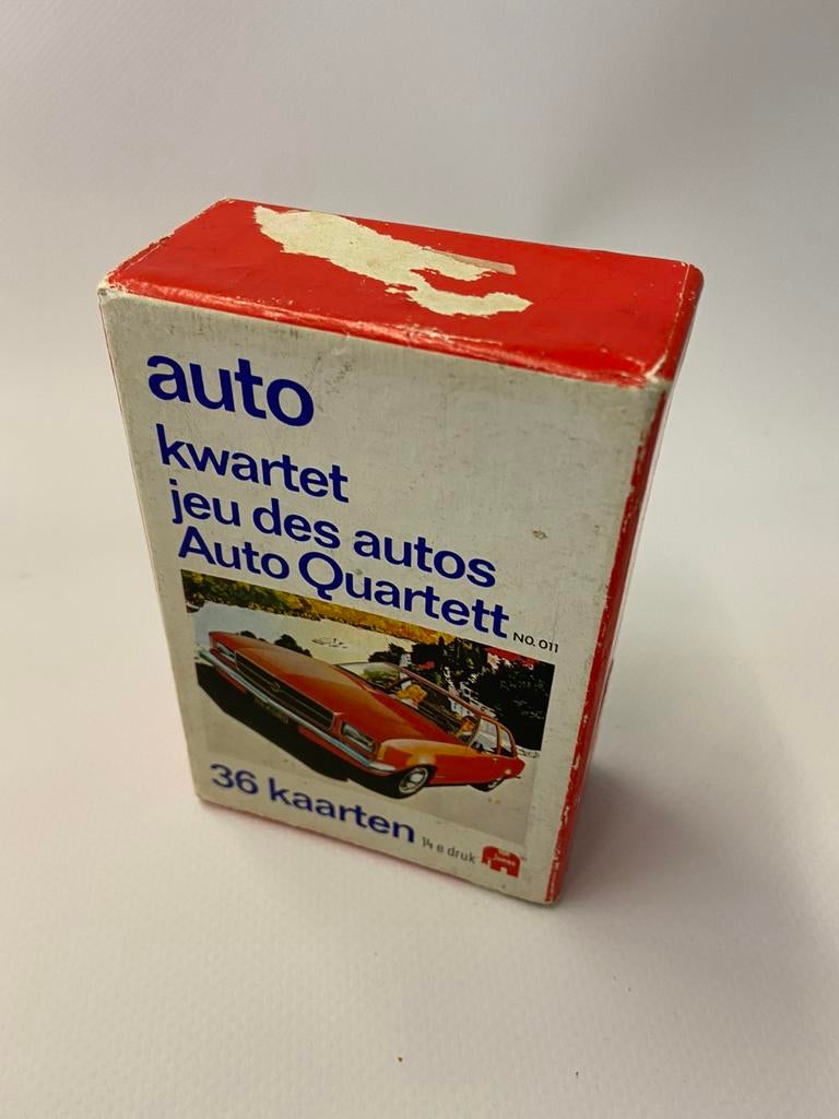 JUMBO kwartet Auto, Verzamelen, Speelkaarten, Jokers en Kwartetten, Ophalen of Verzenden, Gebruikt, Kwartet(ten)
