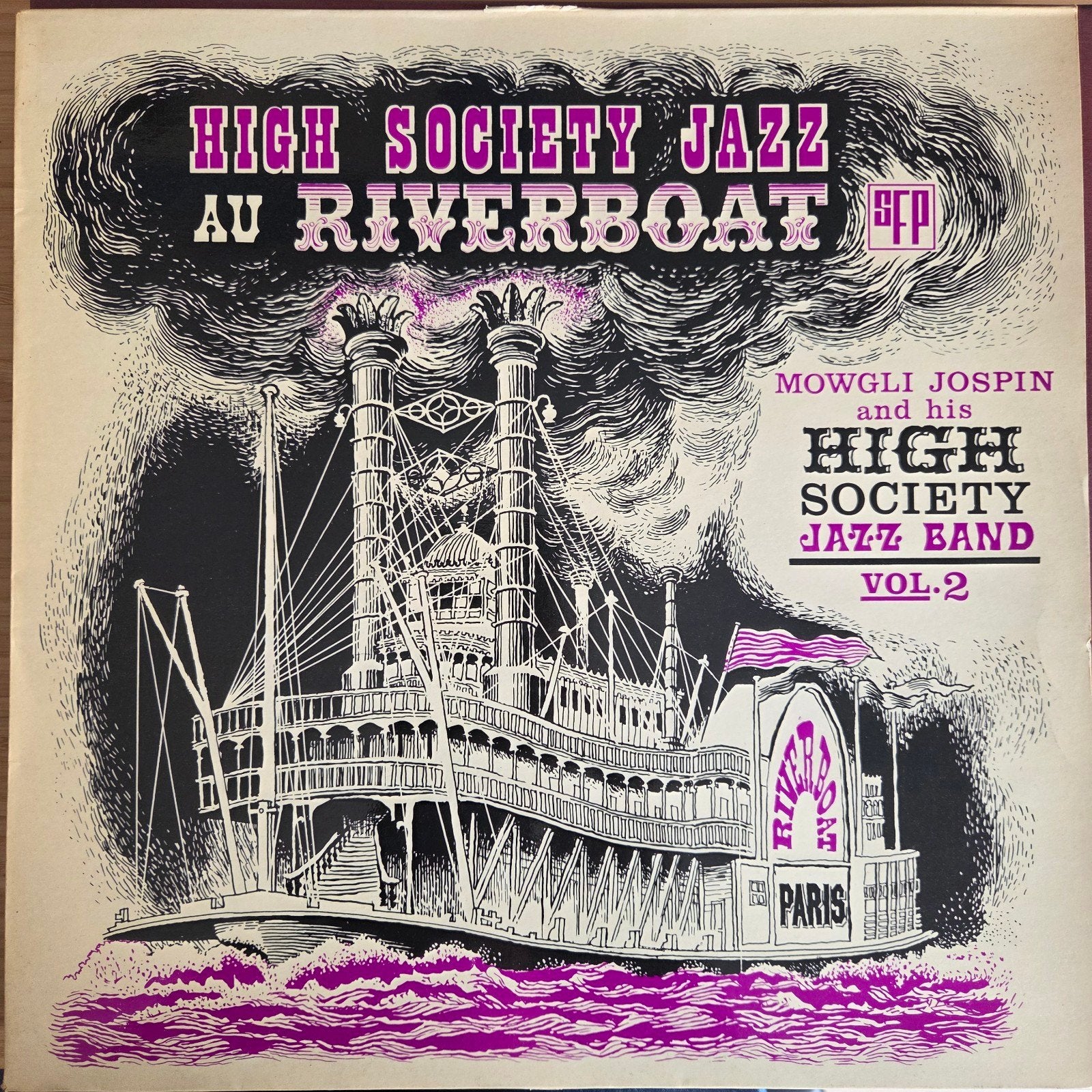 High Society Jazz Band - ... Au Riverboat LP, Ophalen of Verzenden, Jazz, LP