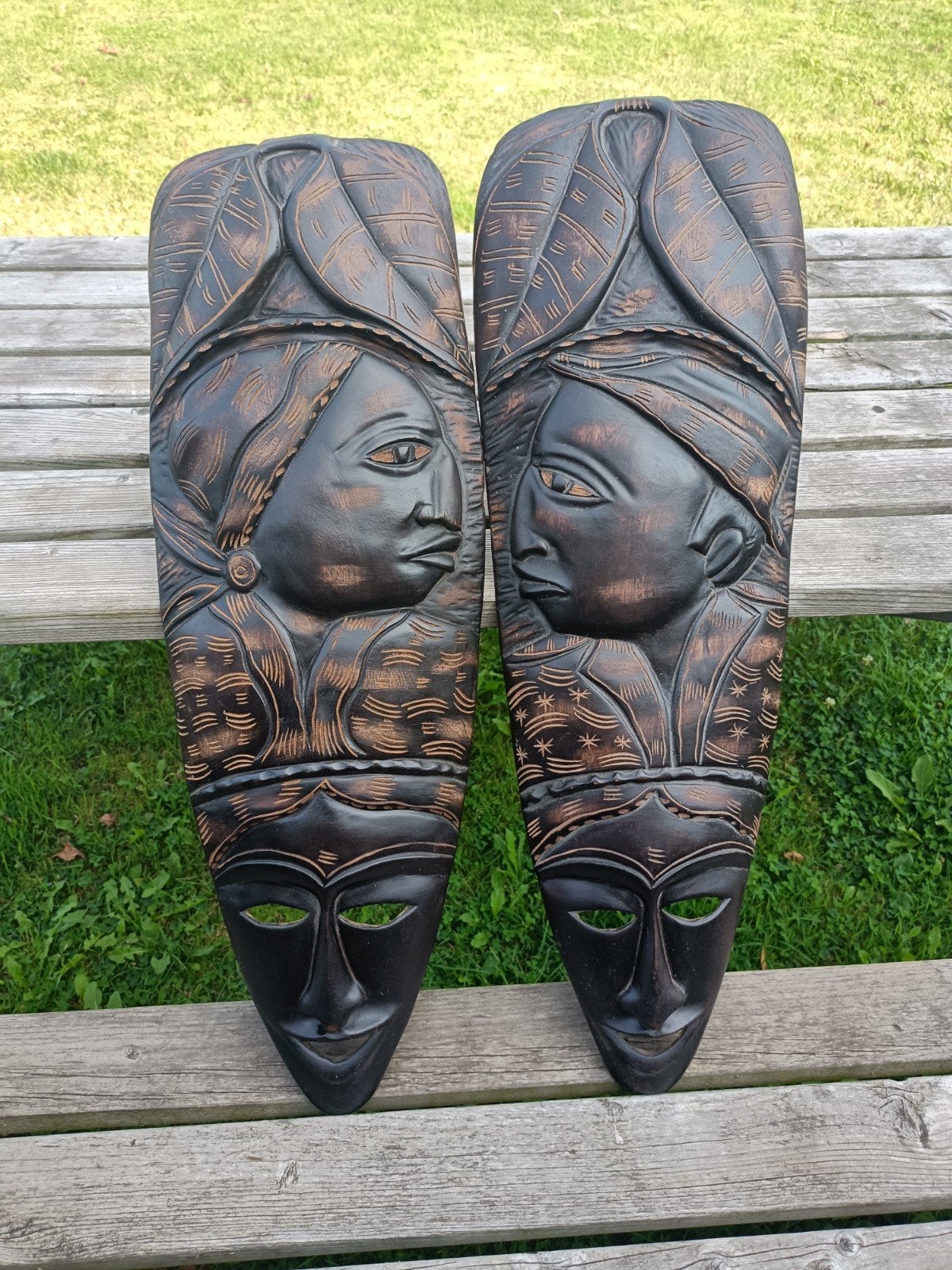 Afrikaanse kunst, Bruin, Afrika, Houtsnijwerk, Gesneden