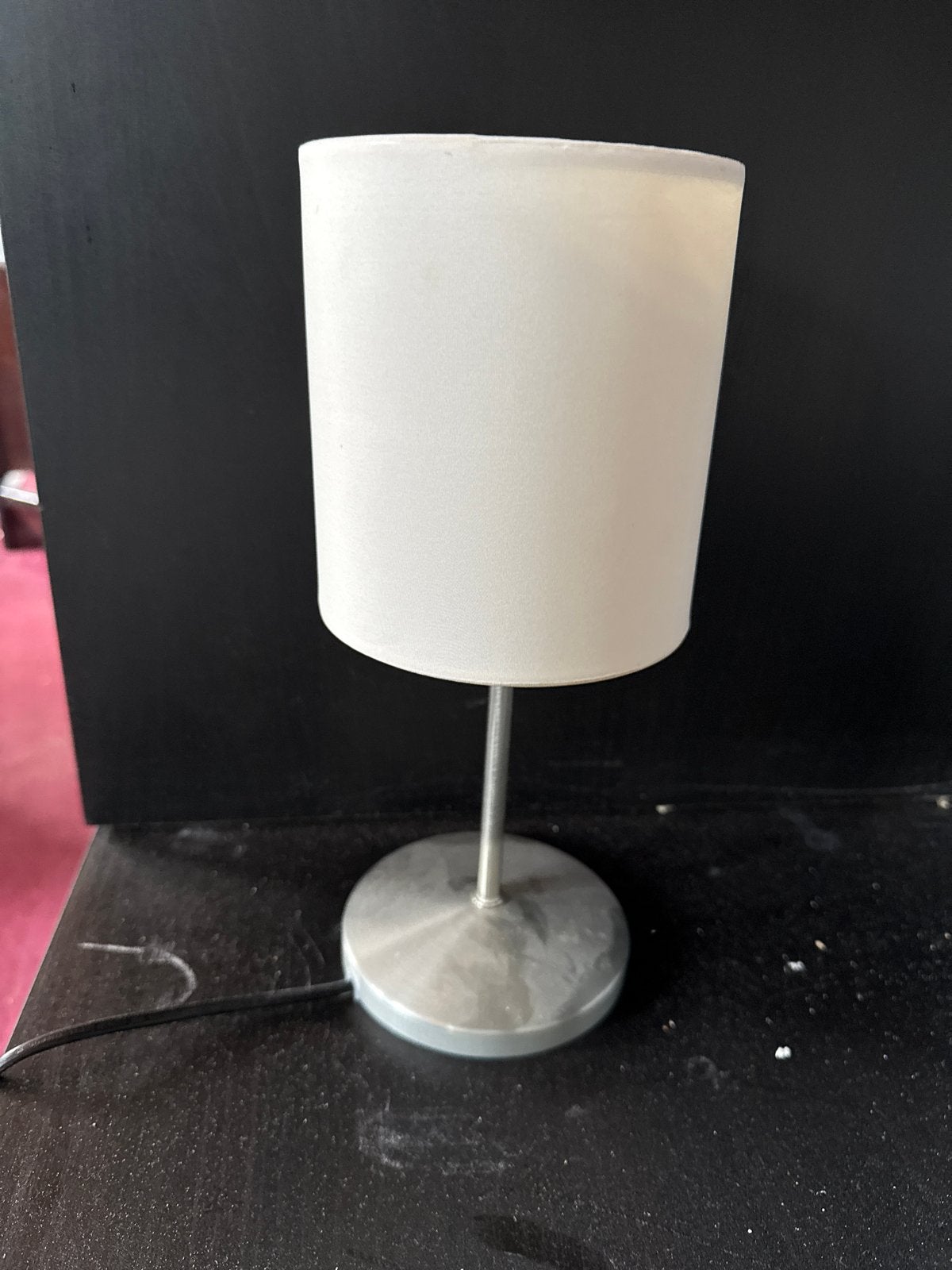 IKEA Ingold tafellamp - Wit/Zilver, Ophalen, E14 (klein), Wit, Zo goed als nieuw