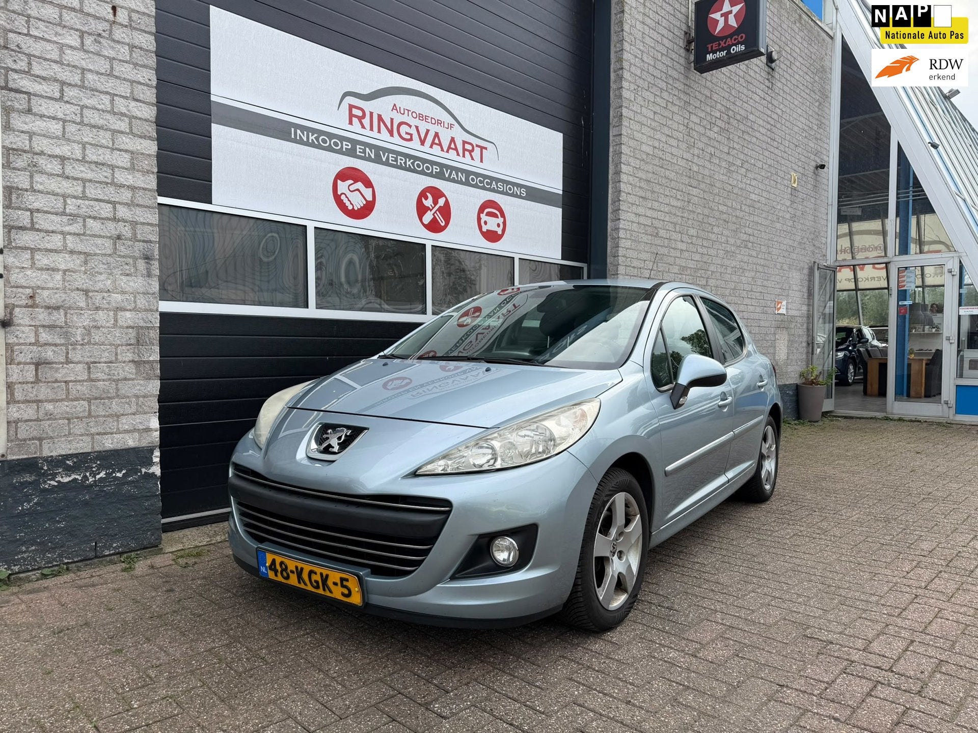 Peugeot 207 1.6 VTi Première, Euro 5, Gebruikt, Blauw, Origineel Nederlands