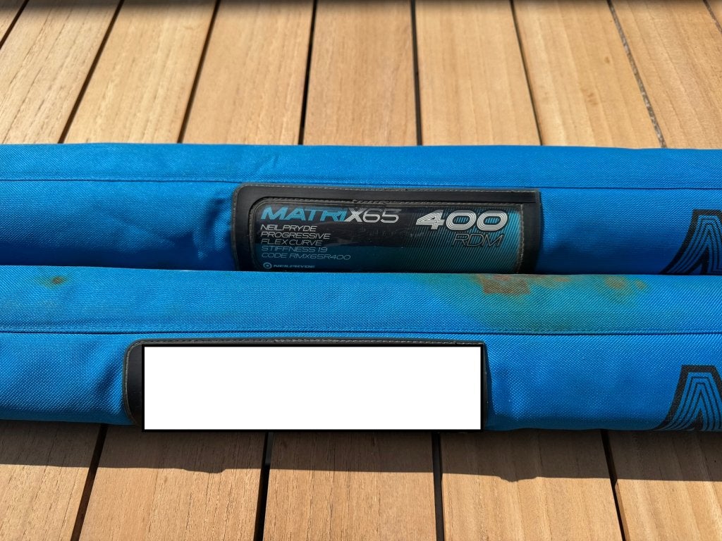 Neil Pryde rdm x65 400cm carbon mast, Ophalen, Met draagtas, Gebruikt, Mast