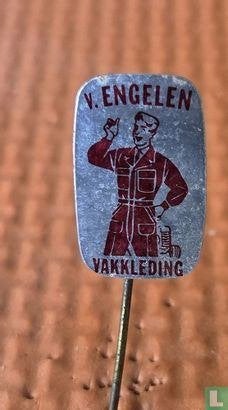 Speldje - v. Engelen vakkleding Apeldoorn, Ophalen of Verzenden, Gebruikt, Merk, Speldje of Pin