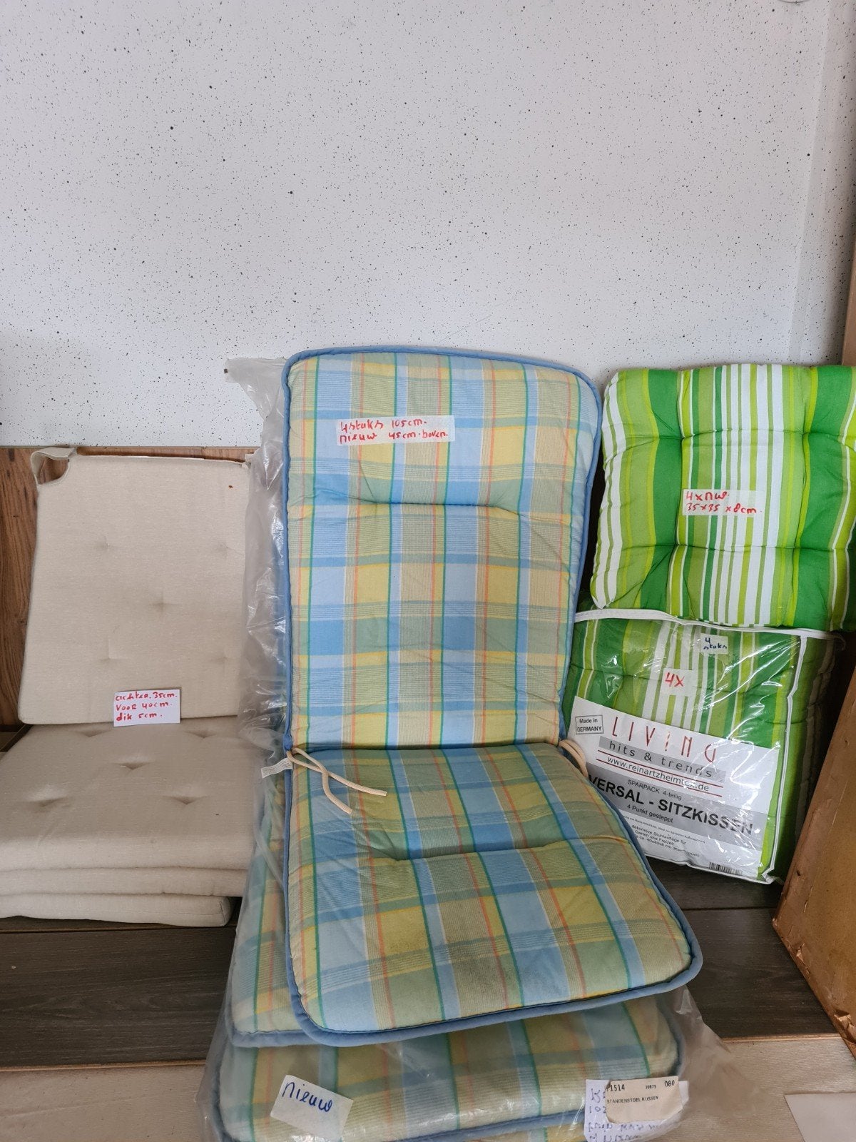 15 st.Diverse tuinkussens - Nieuw en zo goed als nieuw, Tuin en Terras, Tuinmeubel-accessoires, Ophalen, Nieuw