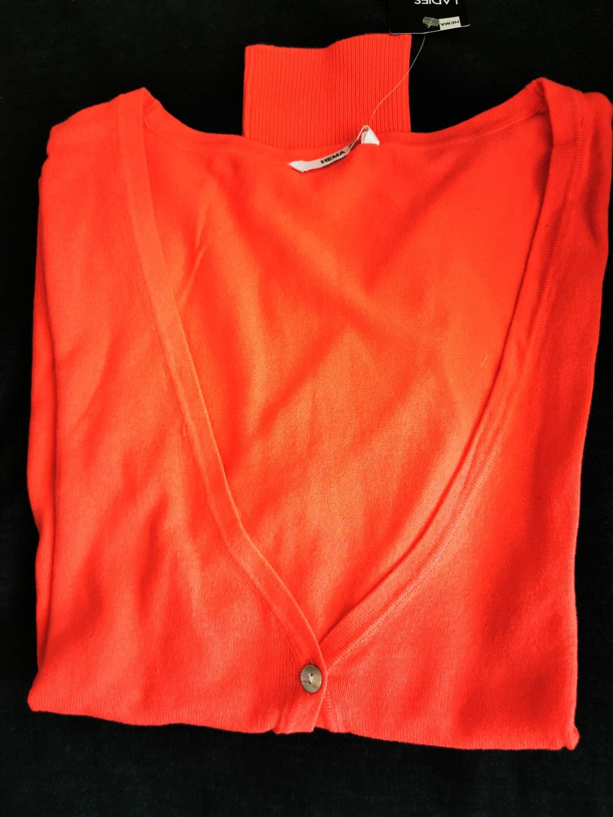 Hema dames vest oranje XL - Nieuw met kaartje, Ophalen of Verzenden, Nieuw, Maat 46/48 (XL) of groter, Oranje