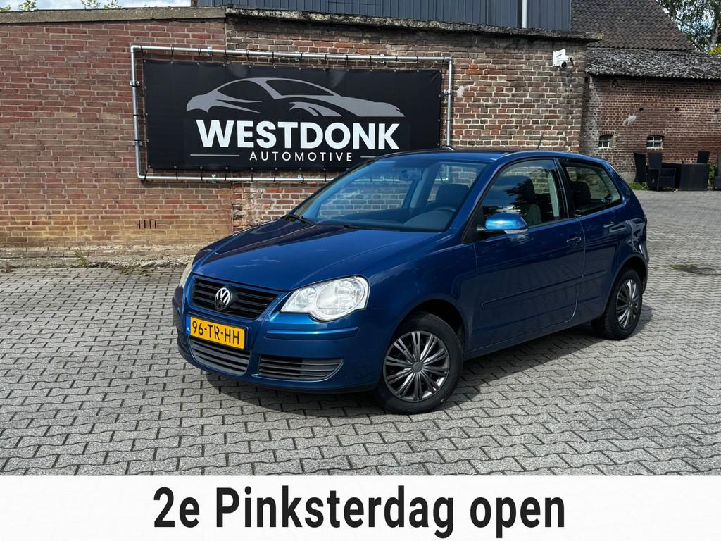 Volkswagen Polo 1.2 Optive-Airco/NAP, Auto's, Voorwielaandrijving, 989 kg, Blauw, 1198 cc