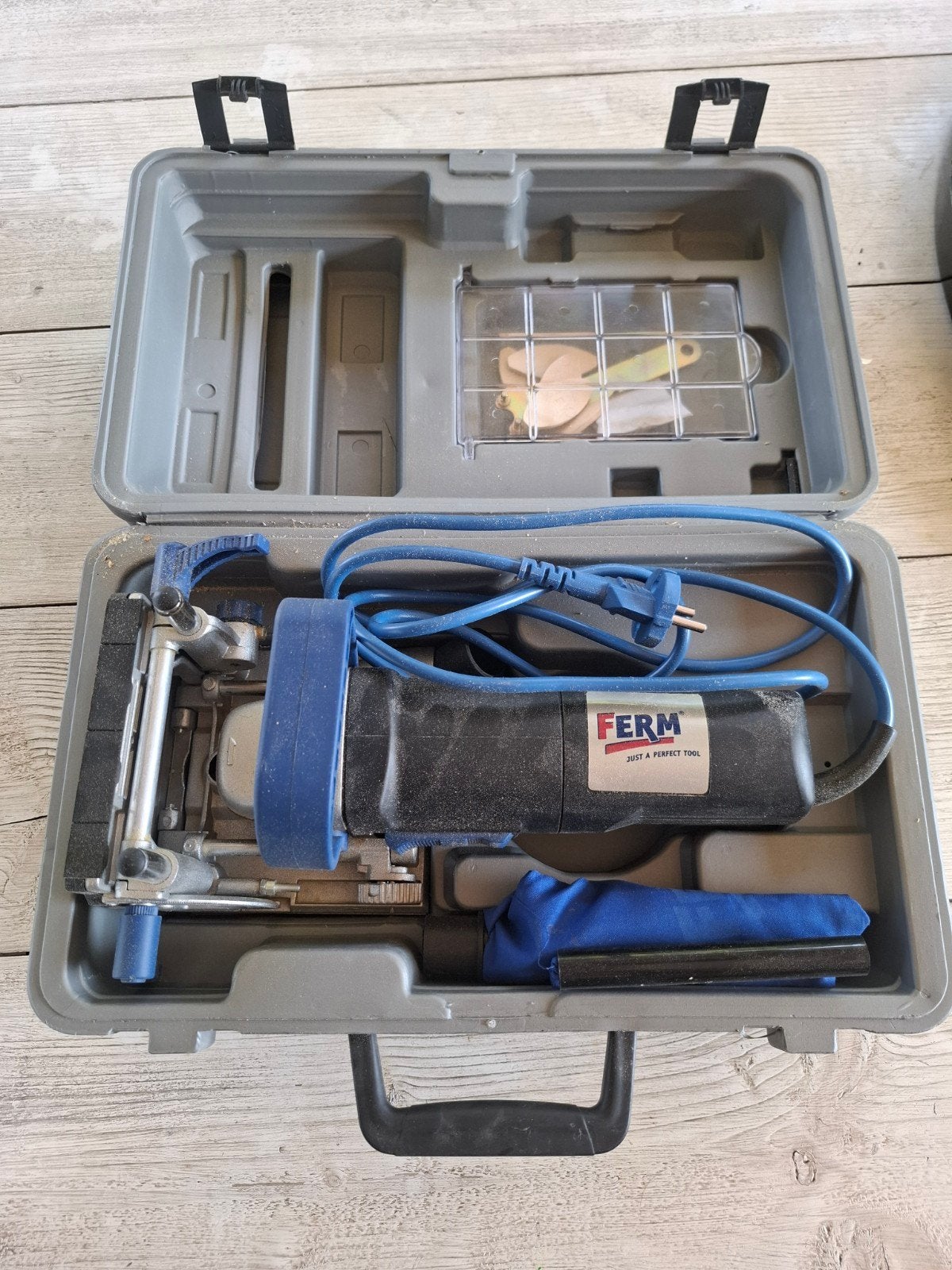 Ferm Lamellenfrees in koffer - nieuw, Ophalen of Verzenden, Zo goed als nieuw, Overige typen, Ferm