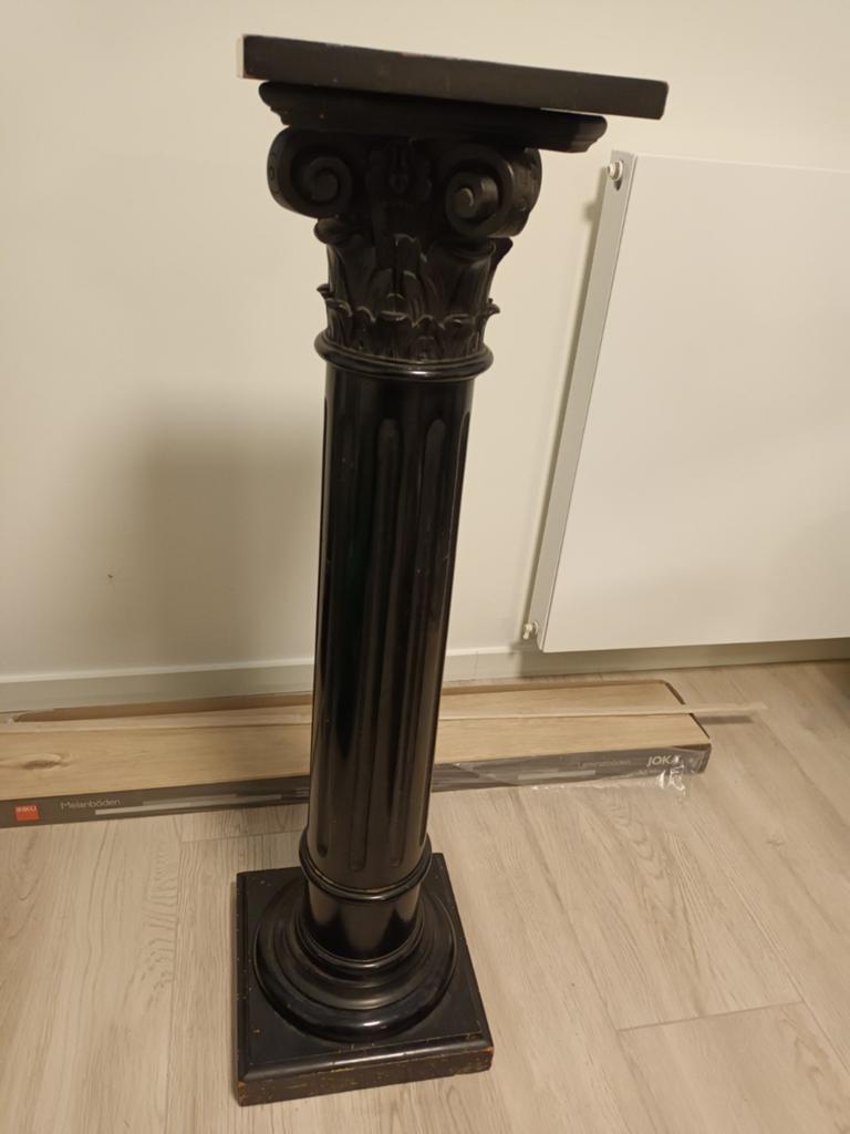 Pilaar hout, Ophalen