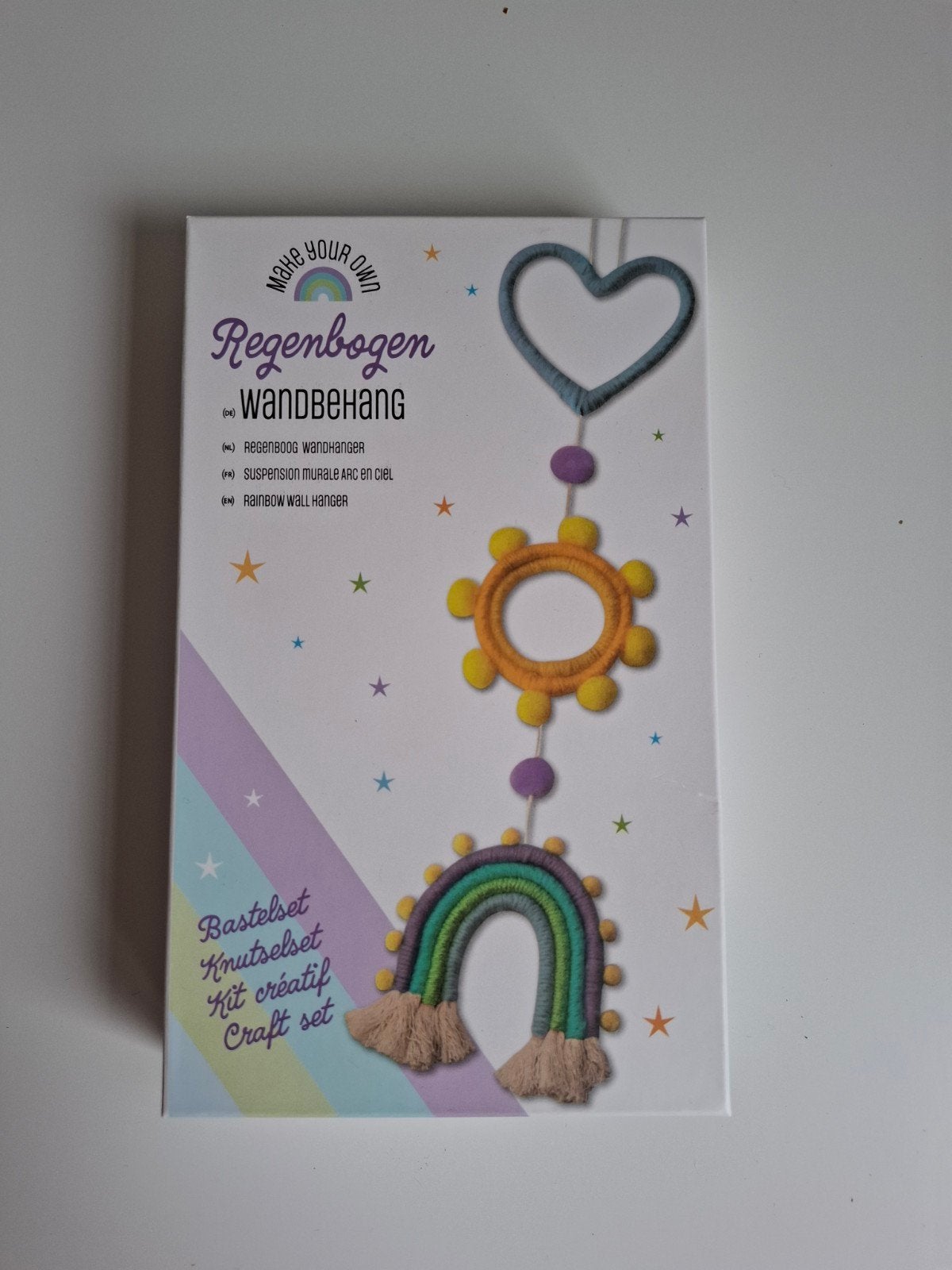 DIY Regenboog Wandhanger Knutselset Maak je eigen decoratie, Textiel, Nieuw, Meerkleurig, Overige merken