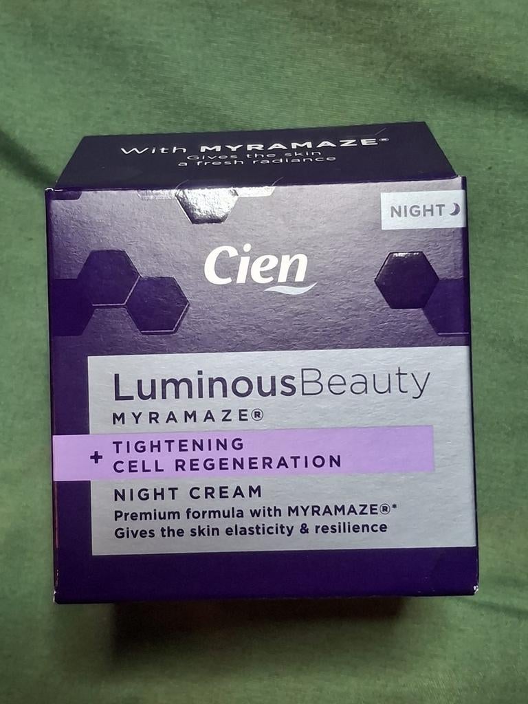 Cien Luminous Beauty Nachtcrème Verstevigend & Celregenerer, Ophalen of Verzenden, Nieuw, Gehele gezicht, Verzorging