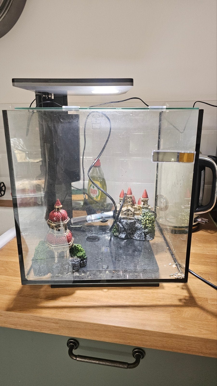 superfish cube  30, Dieren en Toebehoren, Ophalen, Zo goed als nieuw, Leeg aquarium