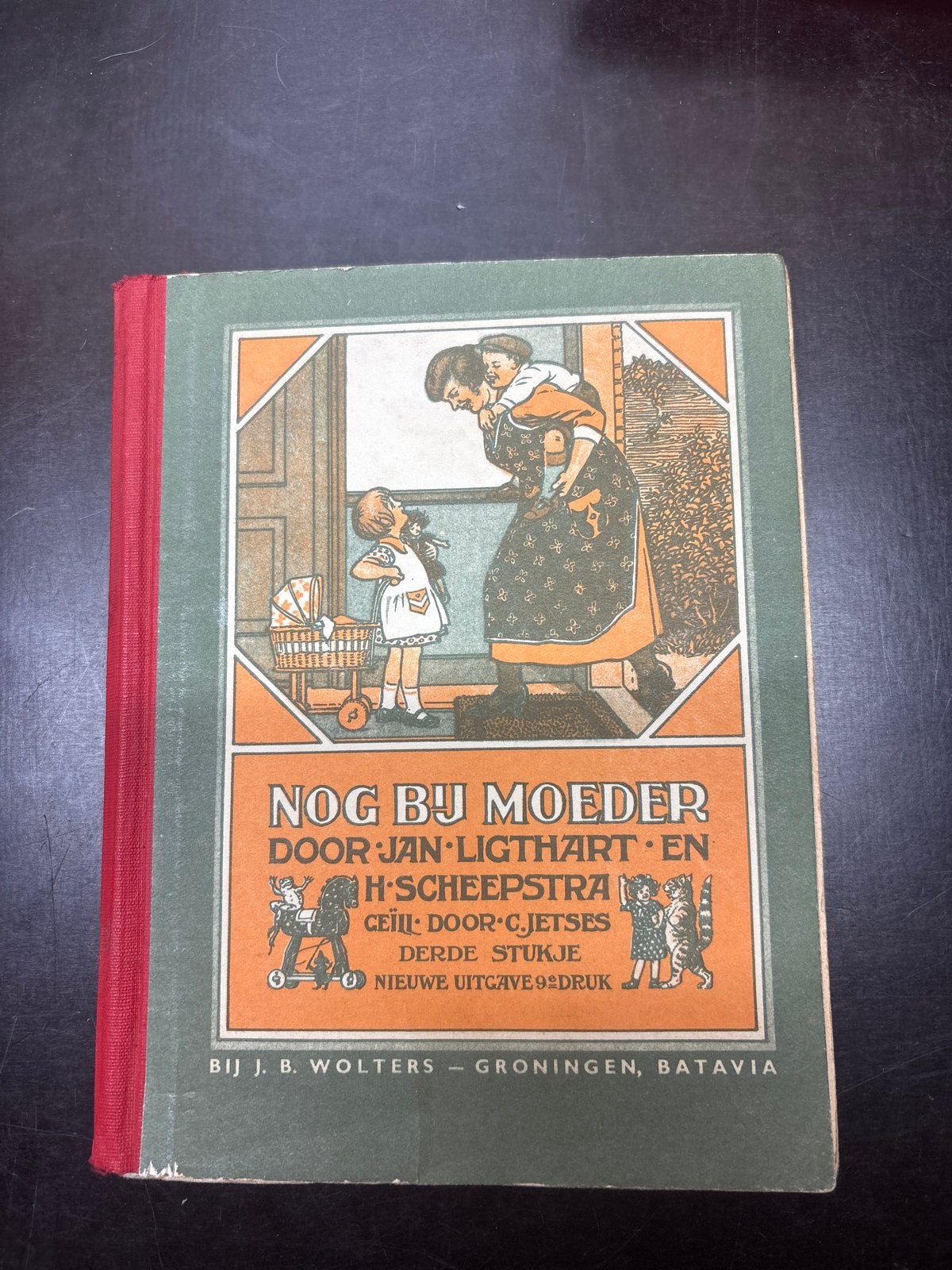 Nog bij Moeder - Jan Ligthart & H. Scheepstra (1948), Antiek en Kunst, Ophalen of Verzenden