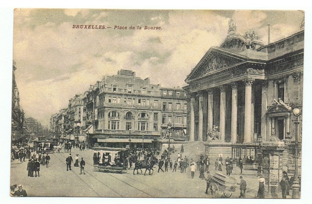 Brussel  Nr. 300  Place de la Bourse, Ophalen of Verzenden, Voor 1920, Ongelopen, Brussel (Gewest)