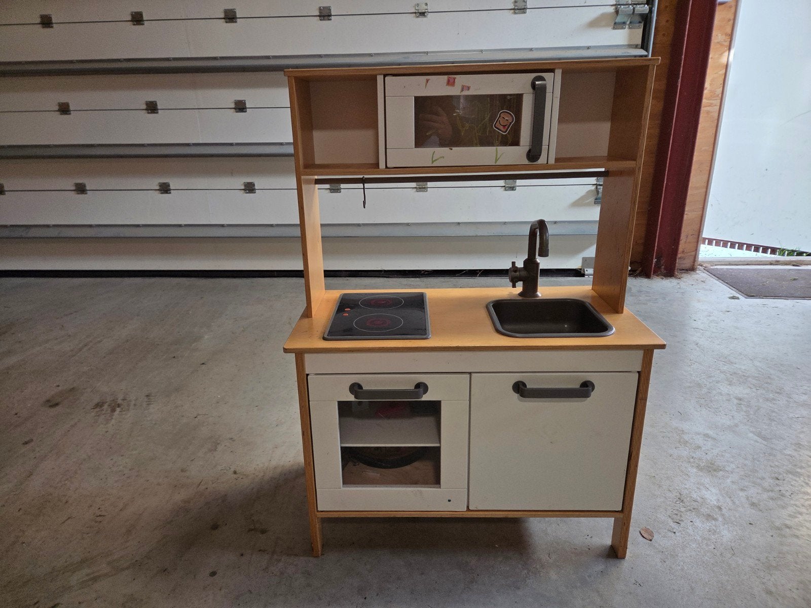 IKEA Duktig Speelkeuken met magnetron en kookplaat, Ophalen, Gebruikt, Hout, Speelkeuken