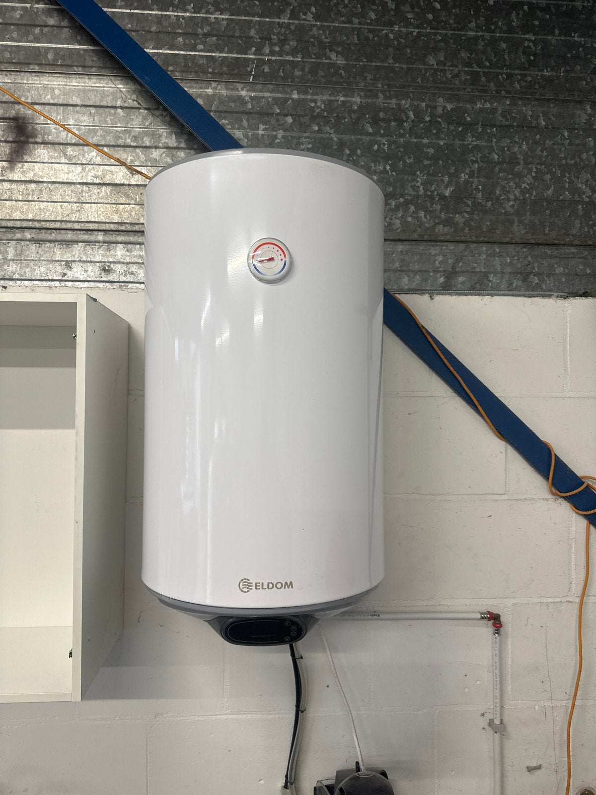 Eldom 80 liter boiler - Zo goed als nieuw, 20 tot 100 liter, Ophalen, Zo goed als nieuw, Boiler