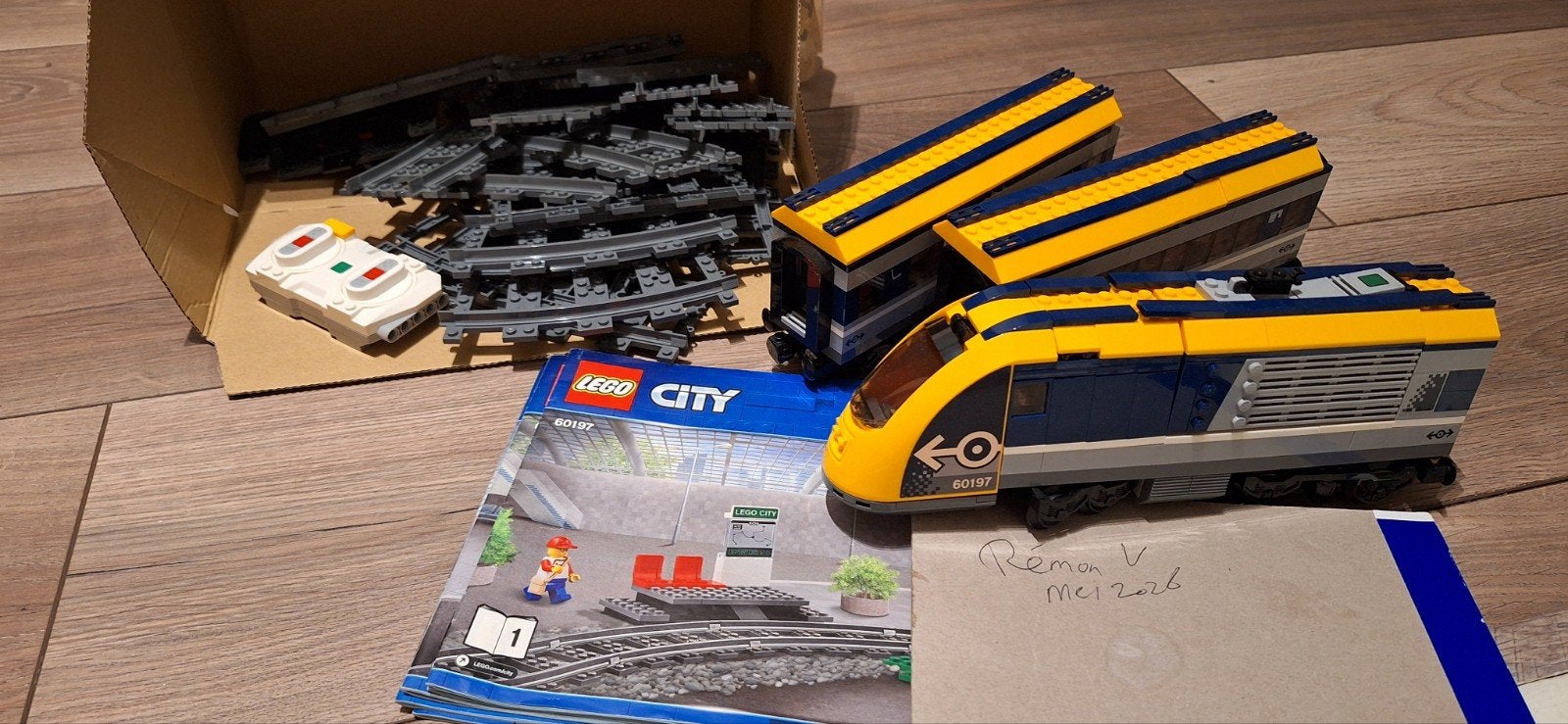 Lego City Trein 60197 - Compleet met afstandsbediening, Compleet, Lego, Ophalen of Verzenden, Complete set