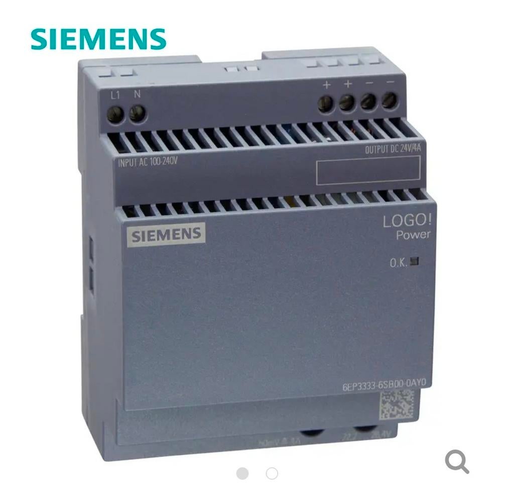 Siemens LOGO! POWER 24V 4,0A Voeding 6EP3333-6SB00-0AY0, Ophalen of Verzenden, Nieuw, Schakelaar