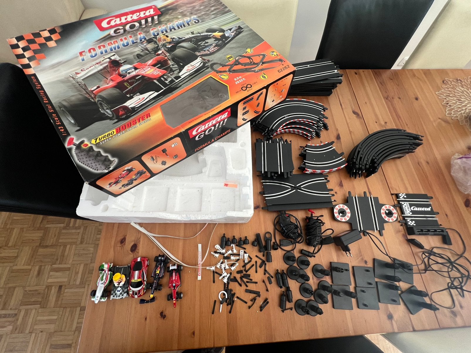 Carrera go formula champs turbo booster Alonso Vettelw, Ophalen of Verzenden, Zo goed als nieuw, Elektrisch, Carrera