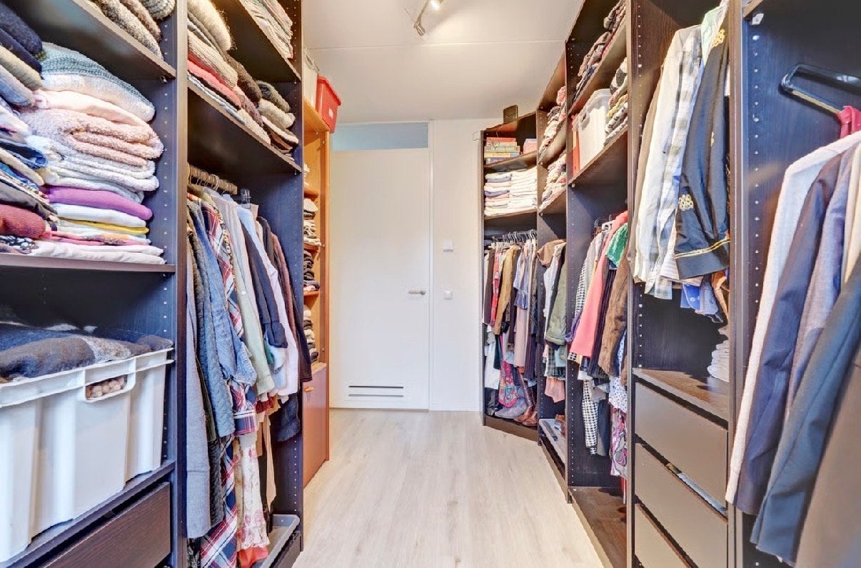 IKEA PAX Kledingkast - Zwartbruin met diverse indeling, Ophalen, Overige materialen, Gebruikt, 200 cm of meer