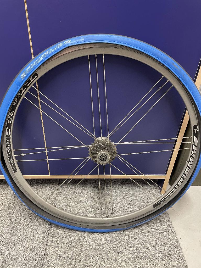 Wielen en cassettes racefiets/tacx, Gebruikt, Shimano, Racefiets, Ophalen