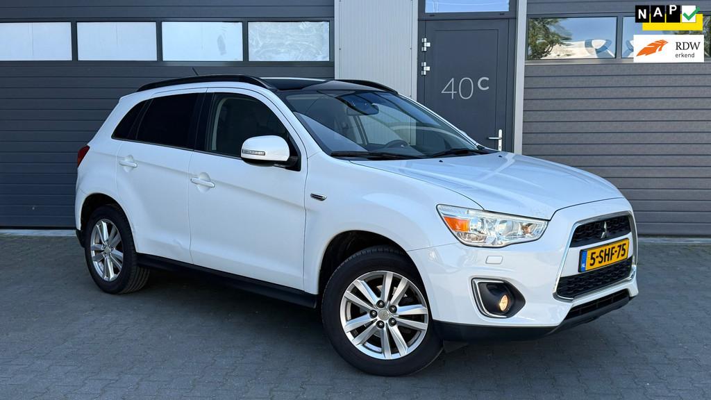 Mitsubishi ASX 1.6 Intense PANO KEYLESS CAMERA NAP DEALER ON, Voorwielaandrijving, Euro 5, Stof, Gebruikt