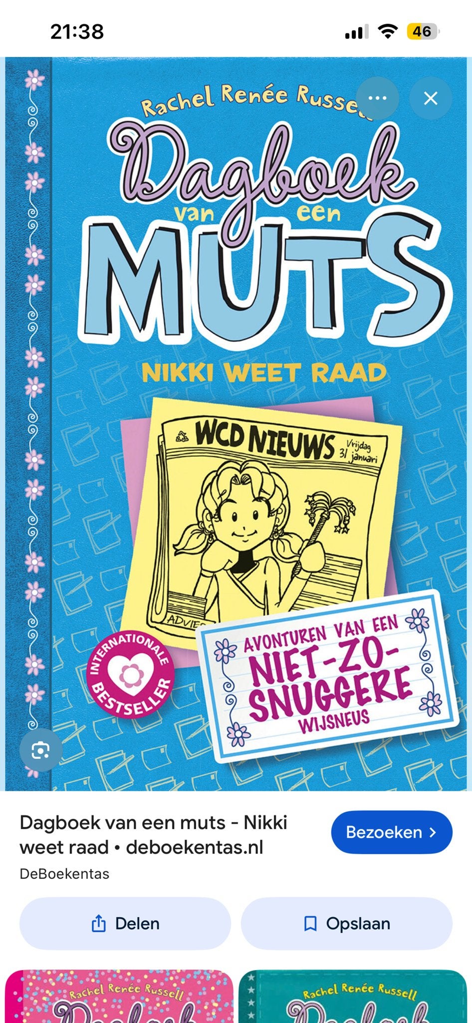 Dagboek van een Muts - Nikki Weet Raad (Internationale Bests, Boeken, Ophalen, Zo goed als nieuw, Fictie