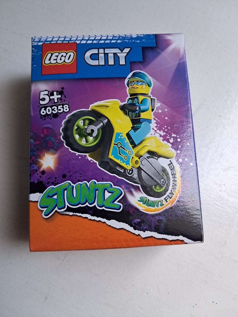 Lego City Stuntz 60358 - Cyber Stuntmotor, Inclusief minifiguren, City, Lego, Nieuw
