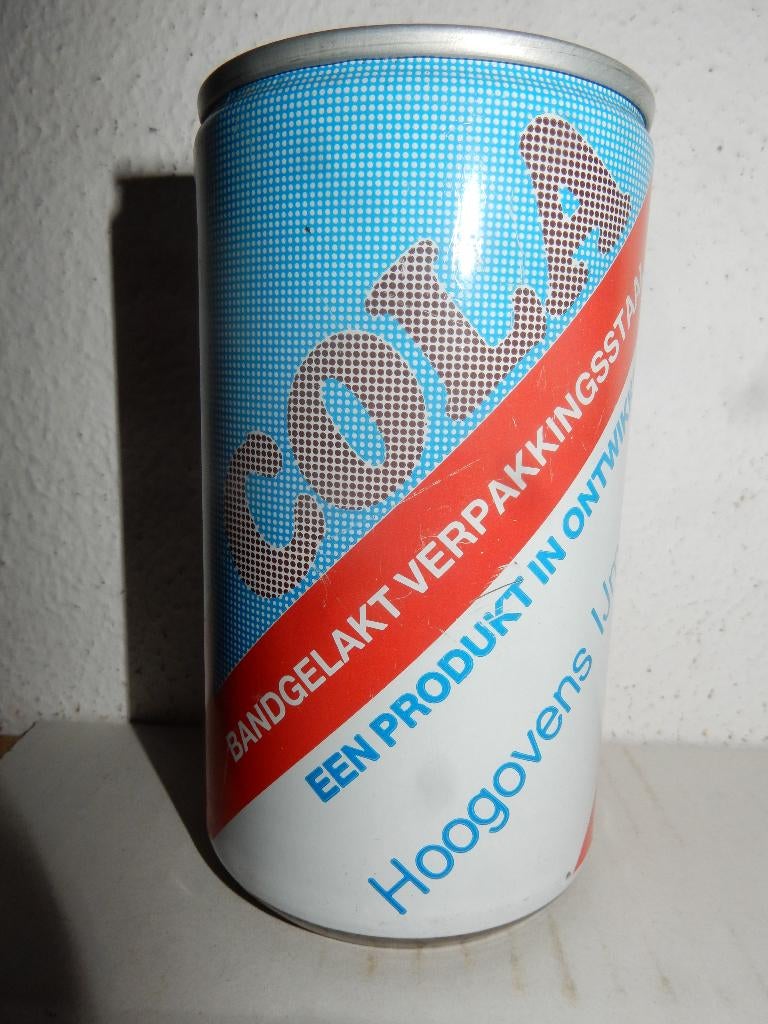 1980's HOOGOVENS IJMUIDEN COLA Blikje TEST BLIK TDV, Ophalen of Verzenden, Gebruikt, Overige