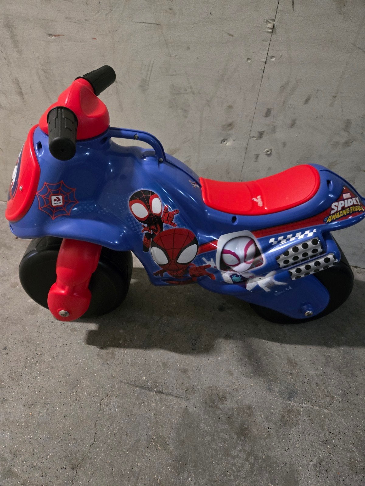 loopmotor spiderman, Ophalen, Gebruikt
