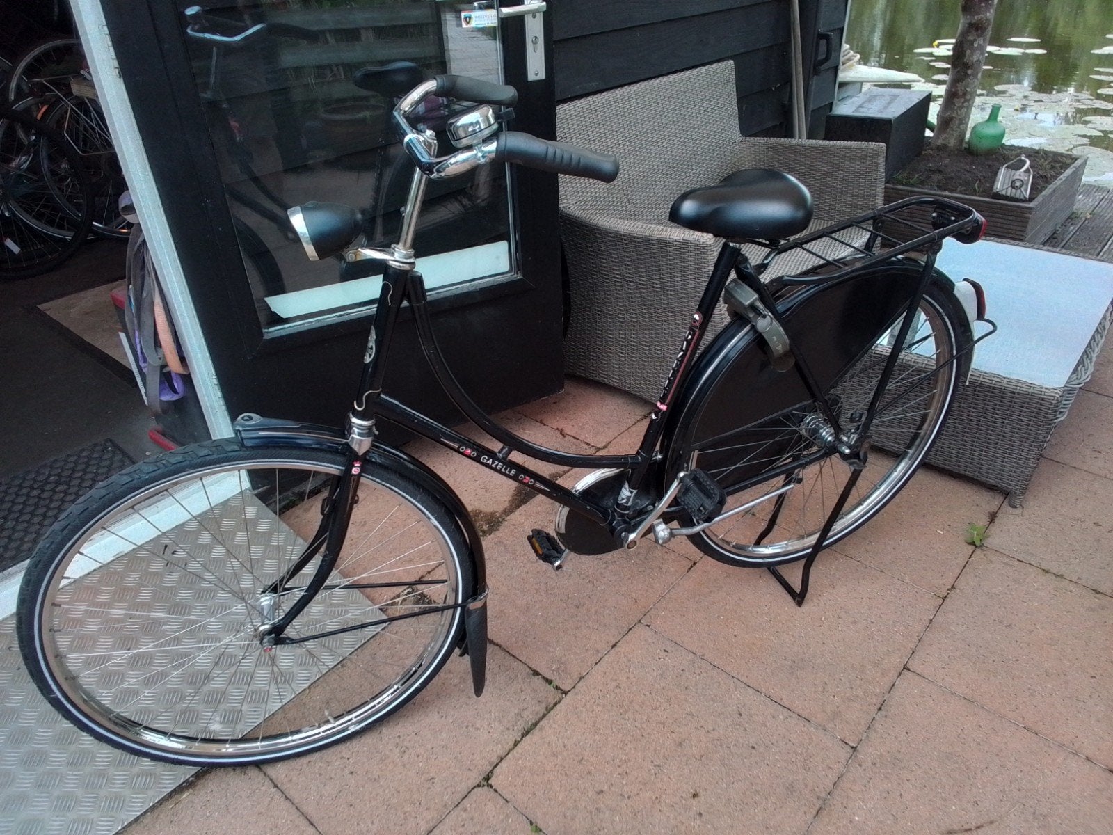 Een Gazelle opoefiets framehoogte 58 cm, Fietsen en Brommers, Fietsen | Dames | Omafietsen, 56 cm of meer, Ophalen, Zo goed als nieuw