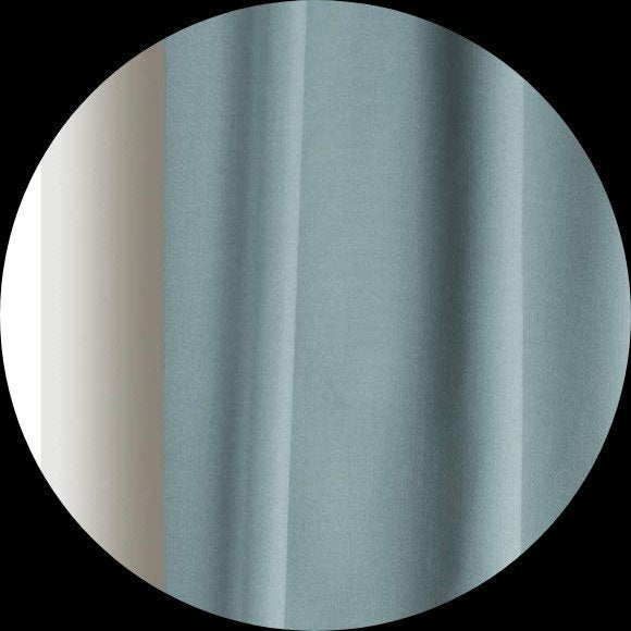 Hema verduisterend gordijn Amsterdam licht azuurblauw, Overige merken, Blauw, Ophalen of Verzenden, Zo goed als nieuw