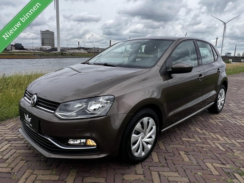 Volkswagen Polo 1.0 Comfortline BJ 2014 AIRCO|PDC V+A|NW APK, Auto's, Volkswagen, Stof, Gebruikt, Zwart, 4 cilinders