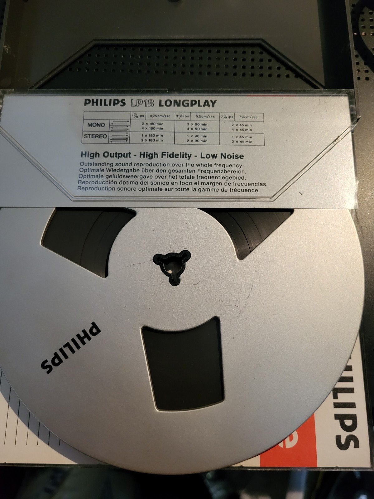 Philips LP18 Longplay High Output Hi-Fi Tape, Audio, Tv en Foto, Bandrecorders, Ophalen of Verzenden, Onderdeel, Met banden