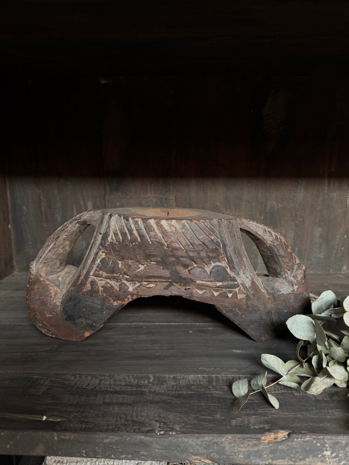 Ornament hout, Hout, Ophalen of Verzenden, Bruin, Landelijk
