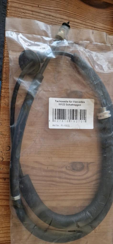 Kilometerteller kabel Mercedes W123, Auto-onderdelen, Dashboard en Schakelaars, Ophalen of Verzenden, Nieuw, Mercedes-Benz