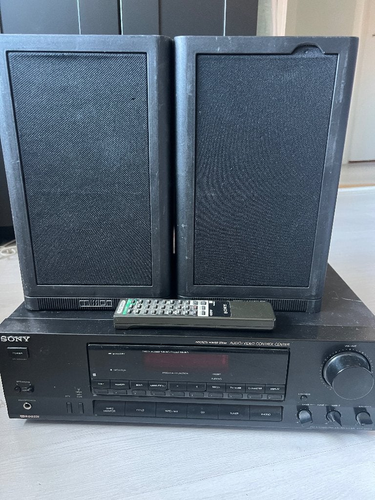 Sony versterker met Mission Speakers, Ophalen, Gebruikt, Losse componenten, Sony