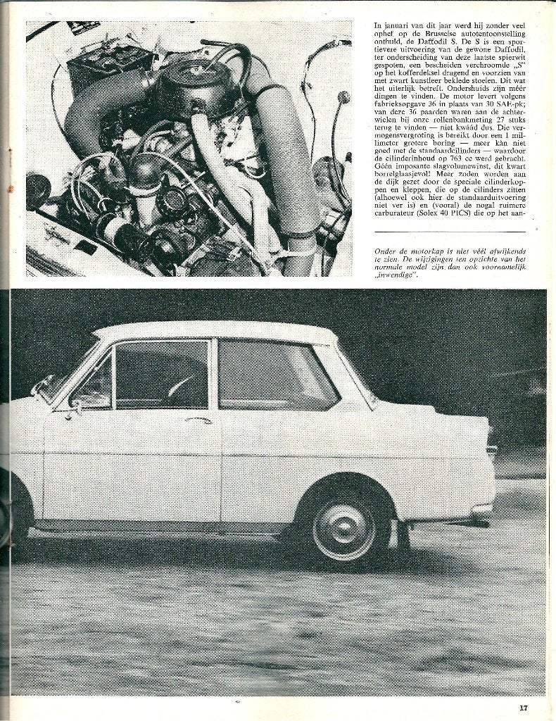 Autovisie test Daffodil 1966, Ophalen of Verzenden, Gelezen, Overige merken