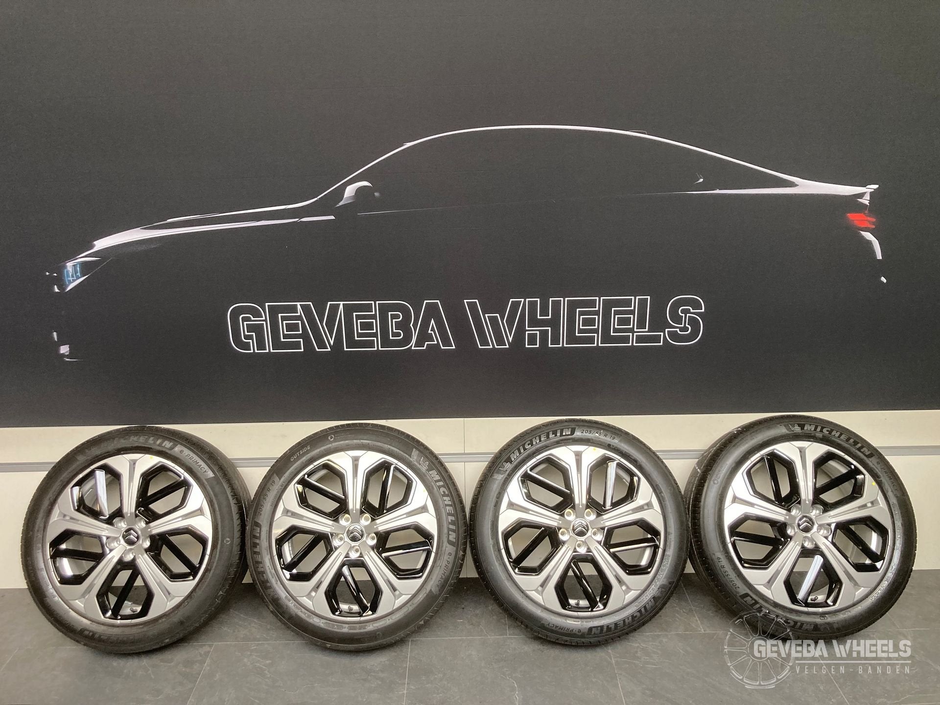 19” originele Citroen C5 X / C5 Aircross velgen + banden, Auto-onderdelen, 19 inch, Gebruikt, -, -