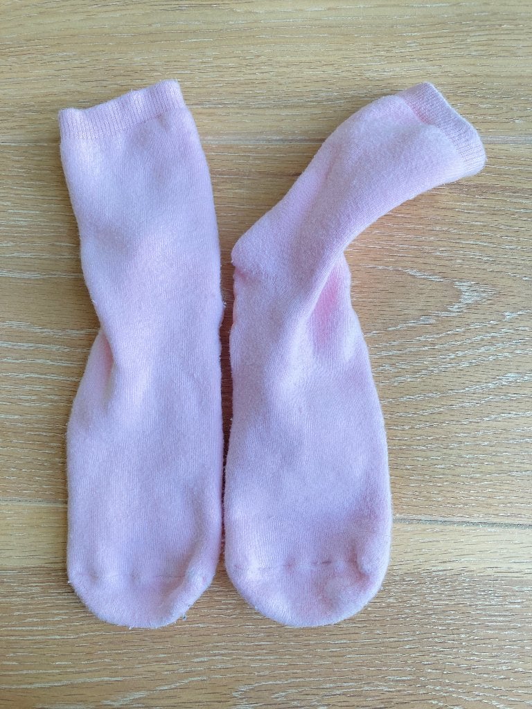 Roze huissloffen - sokken mt. 33/34, Meisje, Ophalen of Verzenden, Zo goed als nieuw, Sokken