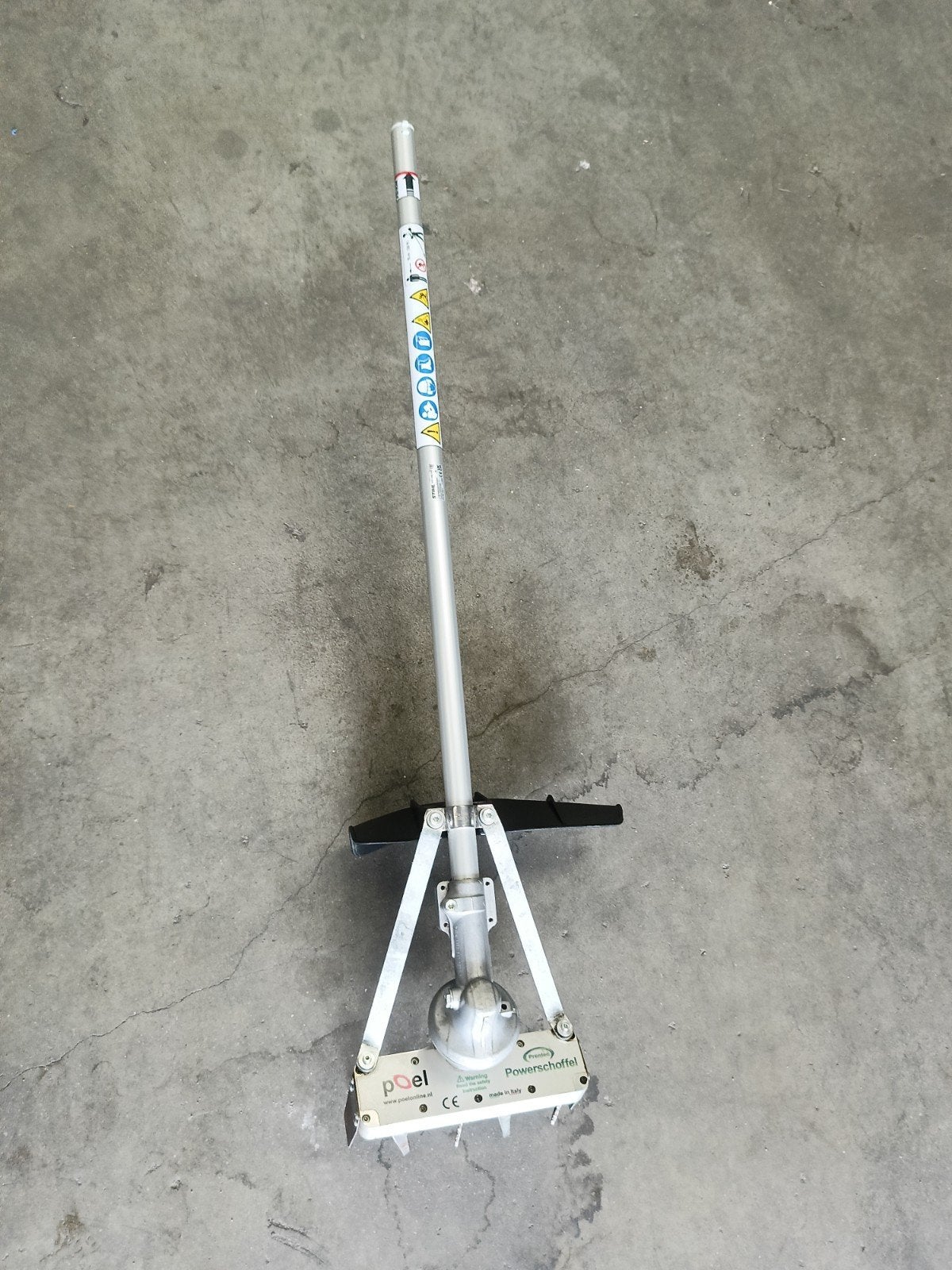 stihl power schoffel, Ophalen