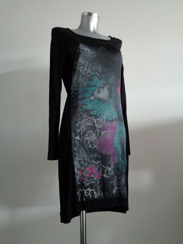 Not the Same viscose jurk, maat 38, Verzenden, Zo goed als nieuw, Maat 38/40 (M), Knielengte