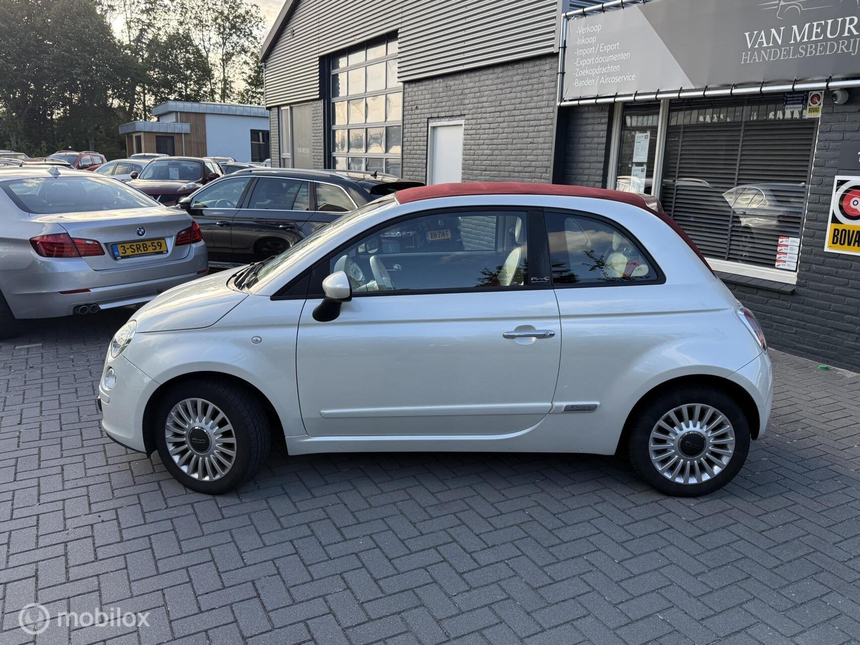 Fiat 500 C 1.2 Pop, Airco, Xenon, Clima Cabrio, Apk 08-2027, Euro 5, Stof, Gebruikt, 4 cilinders